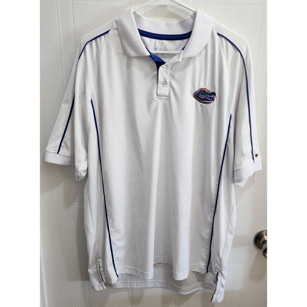 Chiliwear University of Florida Gators Mens‎ Sz XL Short Sleeve Polo Shirt White